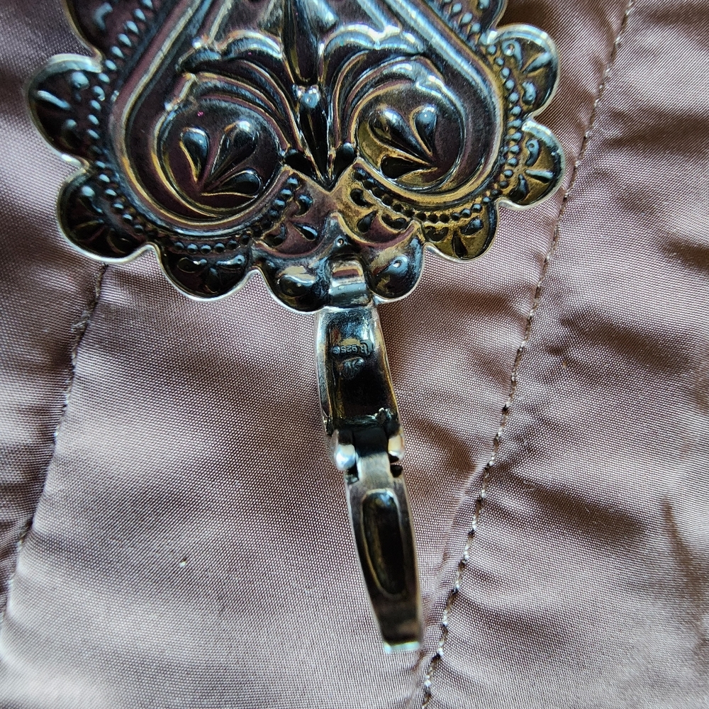 COPY - Sterling Caroyln Heart ❤️  Pendant - Picture 6 of 6